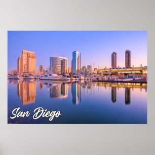 Poster San Diego, Californie, États-Unis