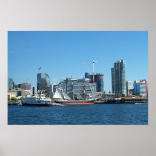 Poster San Diego et l'étoile de l'Inde