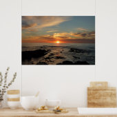 Poster San Diego Sunset II California Seascape (Cuisine)