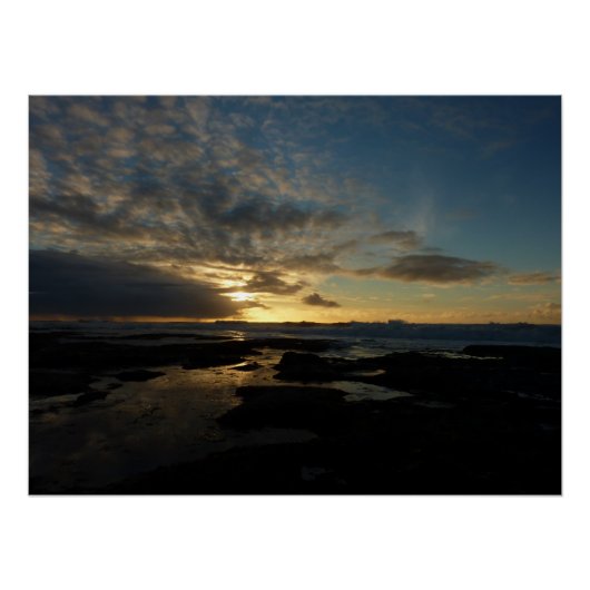 Poster San Diego Sunset III Superbe paysage californien (Devant)