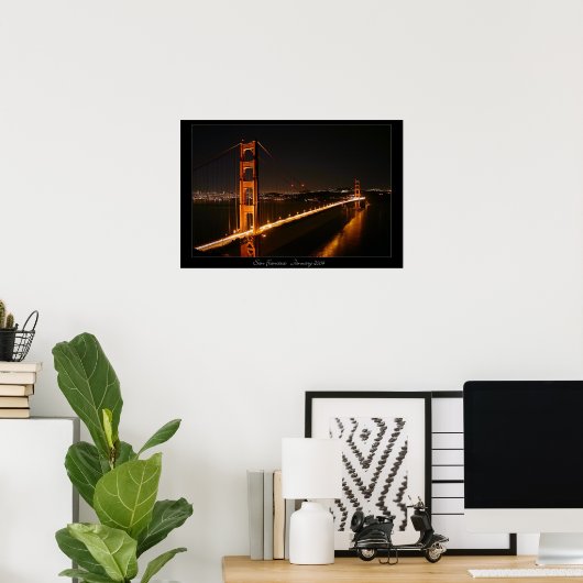 Poster San Francisco (Bureau à domicile)