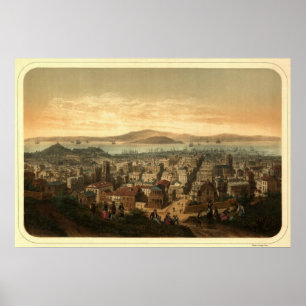 Poster San Francisco, 1860