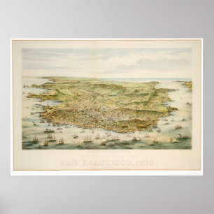 Poster San Francisco, CA. 1873 (1528A)