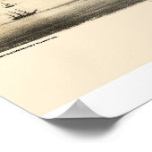 Poster San Francisco, CA Carte panoramique - 1864 (Coin)