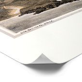 Poster San Francisco, CA Carte panoramique - 1876 (Coin)