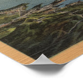 Poster San Francisco, CAAerial View from West (Coin)