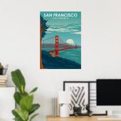 Poster San Francisco California United States Travel (Bureau à domicile)