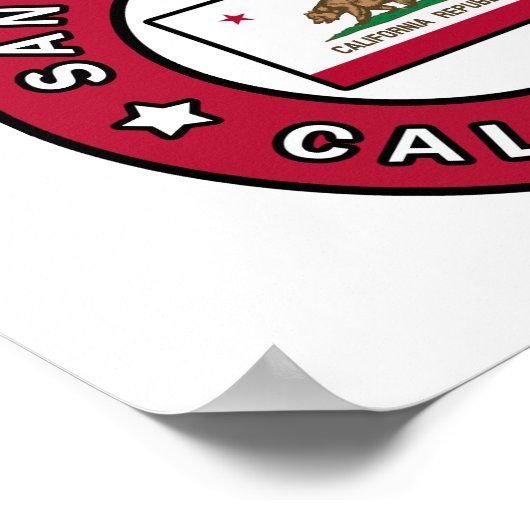 Poster San Francisco Californie (Coin)