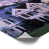 Poster San Francisco, Californie. Vue victorienne (Coin)