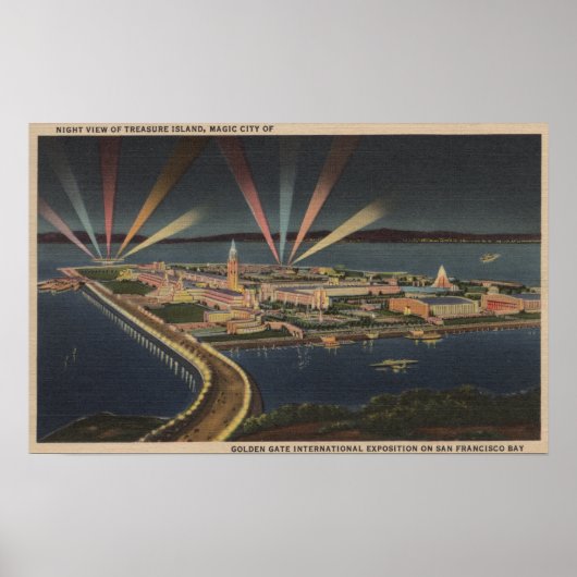 Poster San Francisco, CATreasure Island à International E (Devant)