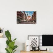 Poster San Francisco, CAView de Chinatown Main Street (Bureau à domicile)