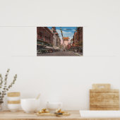 Poster San Francisco, CAView de Chinatown Main Street (Cuisine)