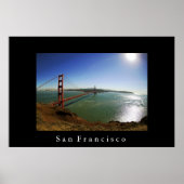 Poster San Francisco Golden Gate Bridge (Devant)