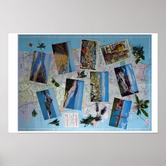 Poster San Francisco Scenery (Voorkant)