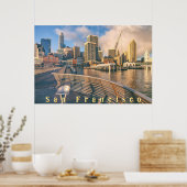 Poster San Francisco Skyline (Cuisine)