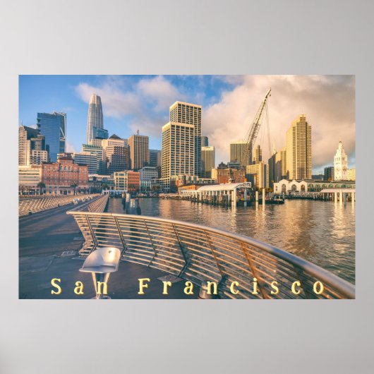 Poster San Francisco Skyline (Devant)