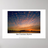 Poster San Francisco Skyline (Devant)
