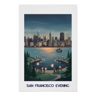 Poster San Francisco Soir