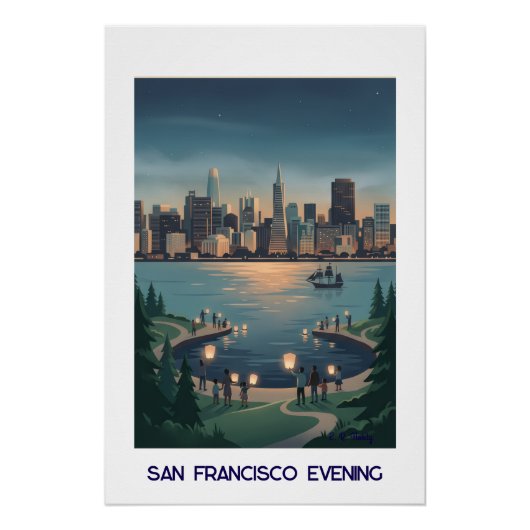 Poster San Francisco Soir (Devant)