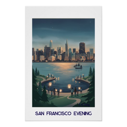 Poster San Francisco Soir (Devant)