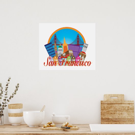 Poster San Francisco - SRF (Cuisine)