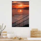 Poster San Francisco Sunrise Retro (Cuisine)