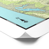 Poster San Francisco Topography Map (2013) (Coin)