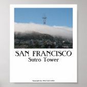 Poster San Francisco - Tour Sutro (Devant)