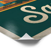 Poster San Francisco USA vintage (Coin)