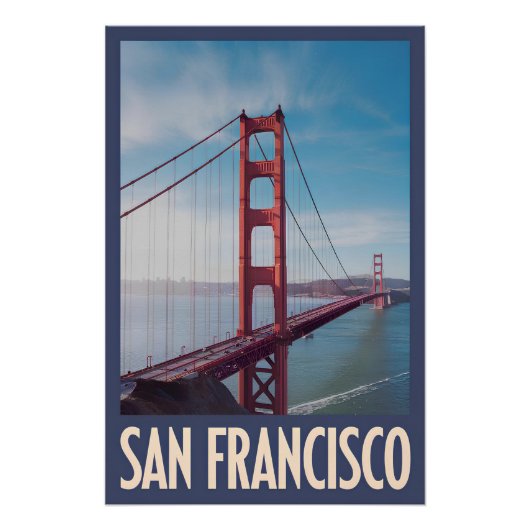 Poster San Francisco USA vintage (Devant)