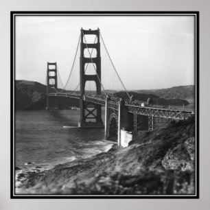 Poster San Francisco vintage, Etats-Unis -