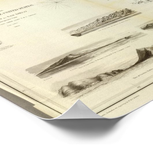 Poster San FranciscoSan Diego (Coin)