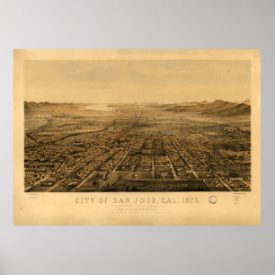 Poster San Jose, Californie (1875)