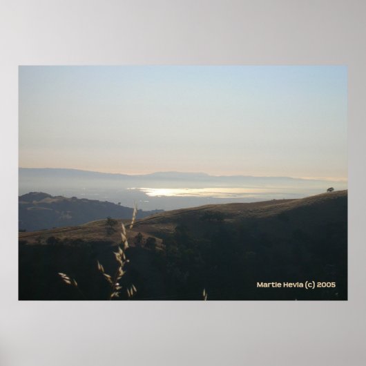 Poster San Jose Foothills (Devant)