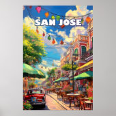 Poster San José, the vibrant heart of Costa Rica (Devant)