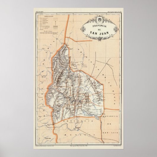 Poster San Juan, Argentine (Devant)