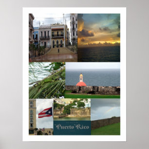 Poster San Juan, Porto Rico