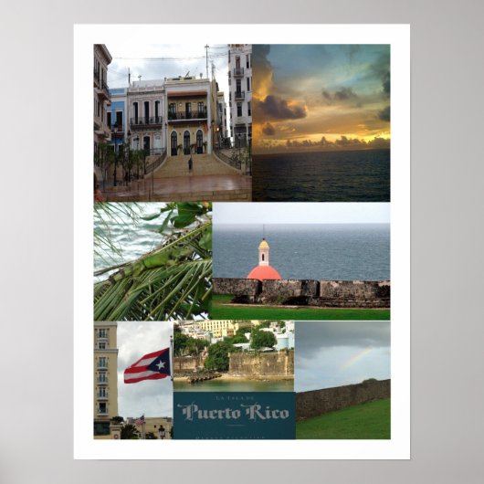 Poster San Juan, Porto Rico (Devant)