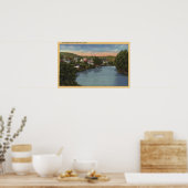 Poster San Lorenzo River Vue de la ville (Cuisine)