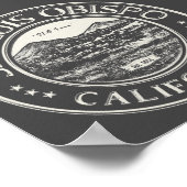 POSTER SAN LUIS OBISPO CALIFORNIE (Coin)