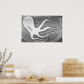 Poster San Pedro Octopus Street Art (Cuisine)