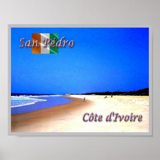 Poster San Pedro - plage (Devant)
