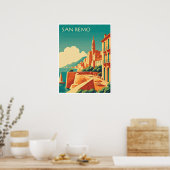 Poster San Remo baisé au soleil (Cuisine)