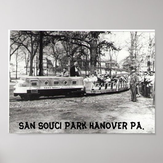Poster San Souci Park Hanover Pa. (Devant)