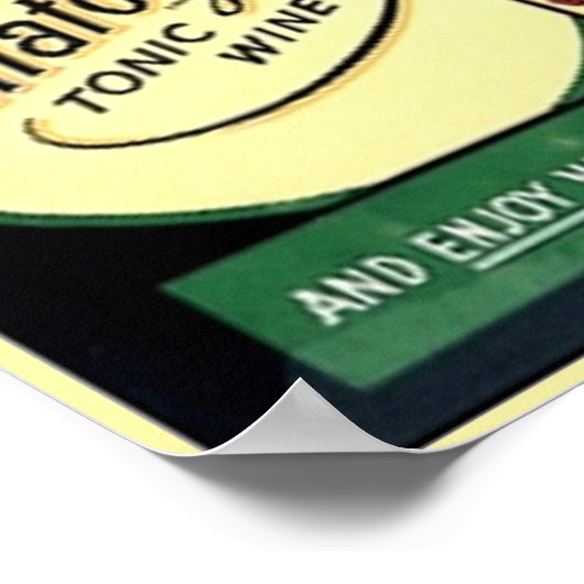 Poster Sanatogen Vin Tonique (Coin)