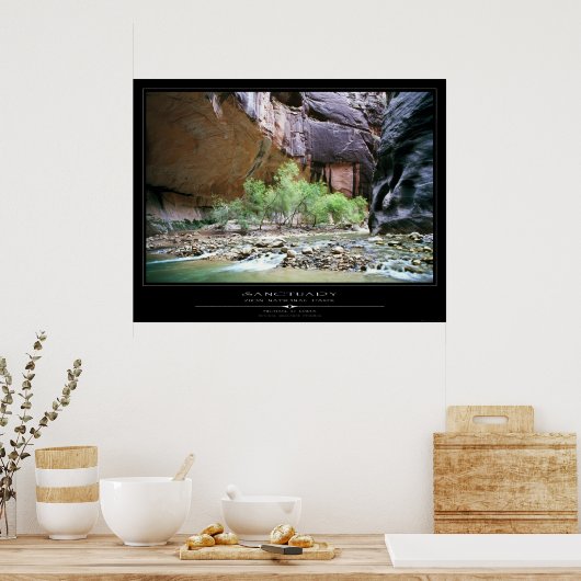 Poster Sanctuaire (Cuisine)