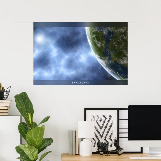 Poster Sanctuaire (Bureau à domicile)