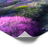 Poster Sanctuaire dans le Jardin vibrant (Coin)