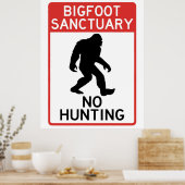 Poster Sanctuaire de Bigfoot (Sasquatch), Pas d'affiche d (Cuisine)