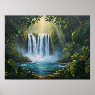Poster Sanctuaire de la jungle cachée